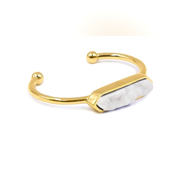 Kinsley Armelle Jewelry - 💙 4 for $40 💙 Kinsley Armelle 18K Yellow Gold Plated Quartz Cuff Bracelet